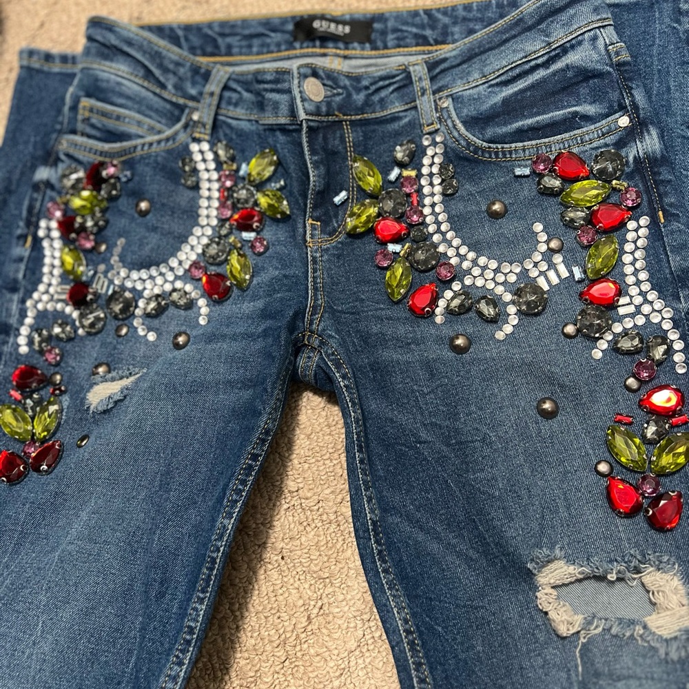 Guess jeans embellished size 29